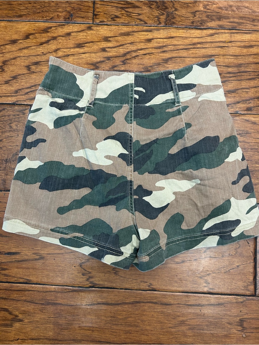 Streetwear baddie grunge punk Camo Print High-Waist Shorts - Picture 7 of 8